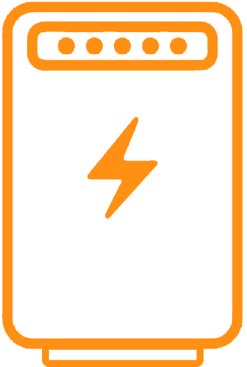 Inverter and battery